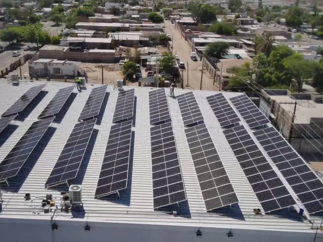 Instalación industrial con supervisión técnica
